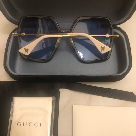 🔥NEW LUXURY GUCCI OVERSIZED SUNGLASSES 🔥 - Picture 4 of 14